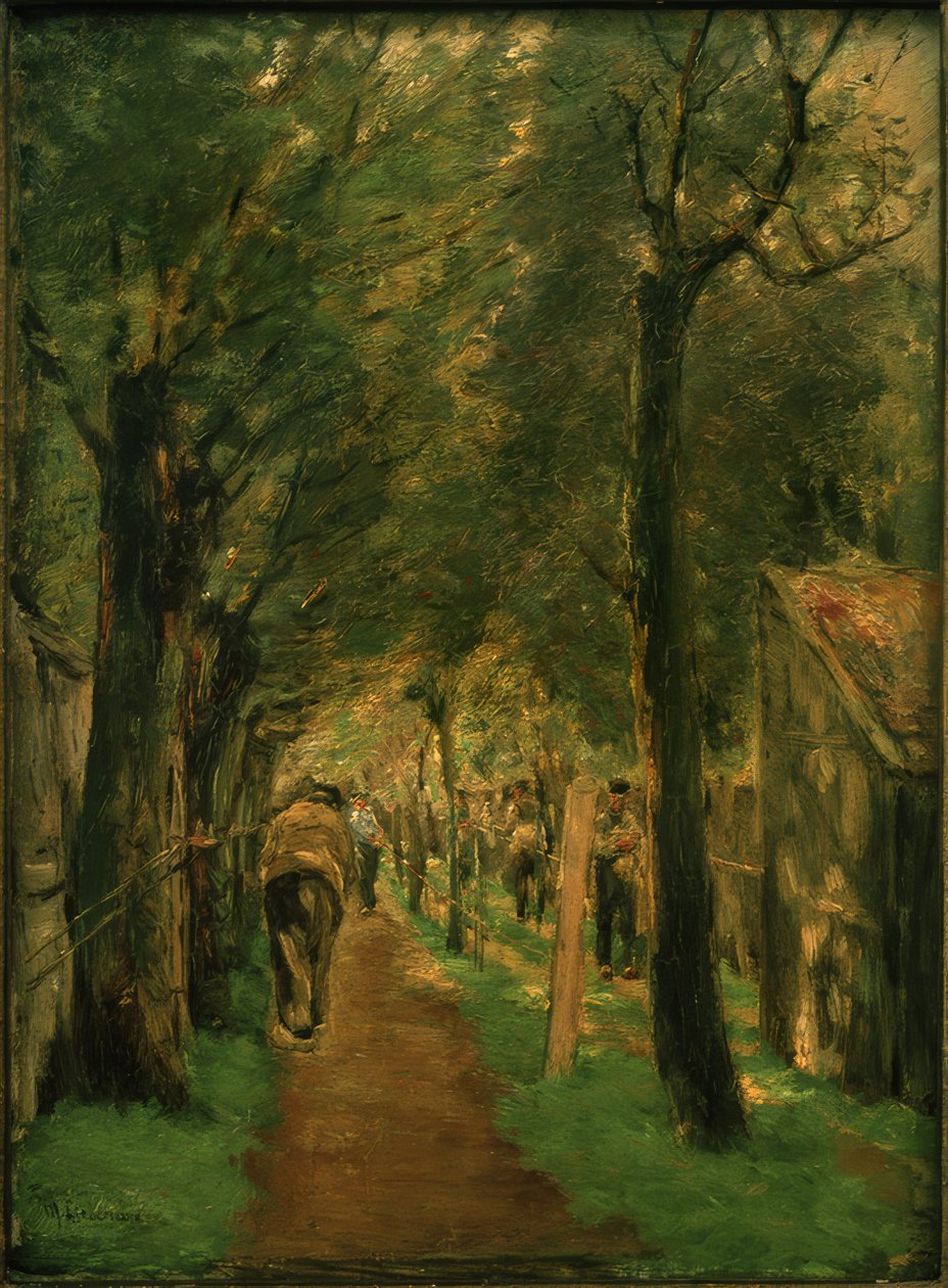 Kolejka Seilerbahn w Katwijk autorstwa Max Liebermann
