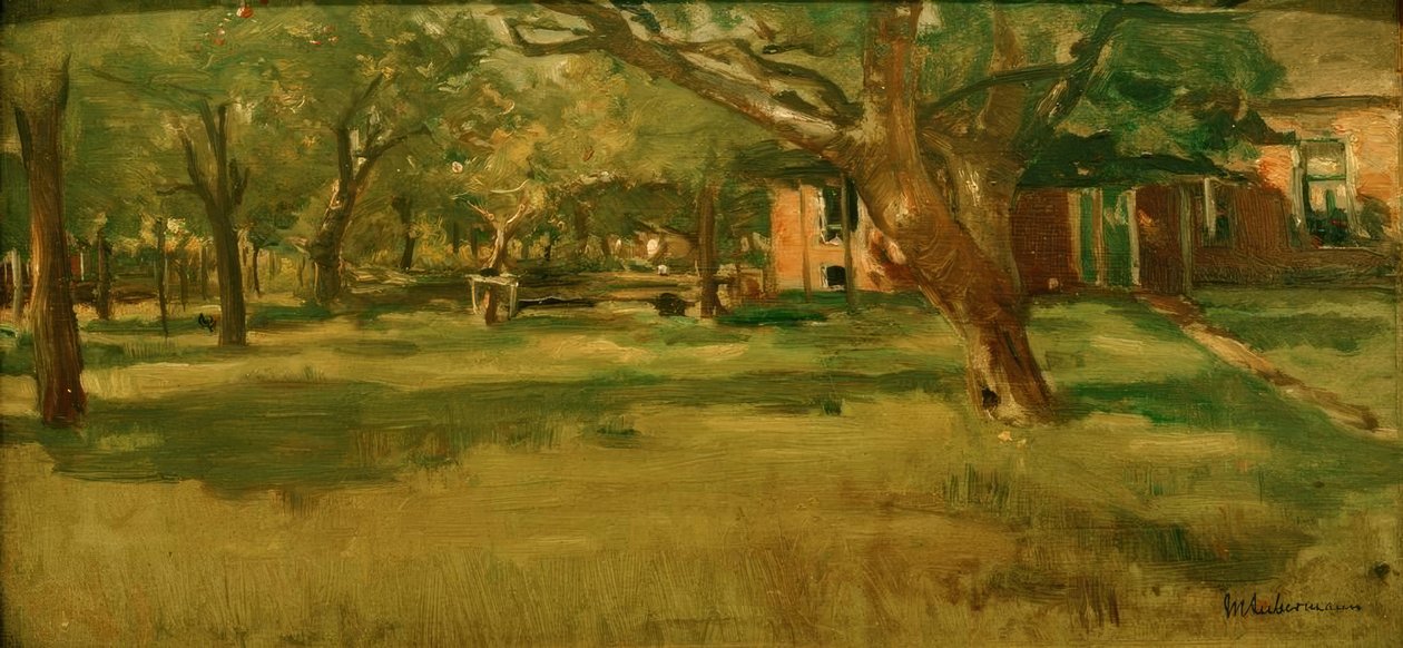 Studiuj na wybielaczu autorstwa Max Liebermann