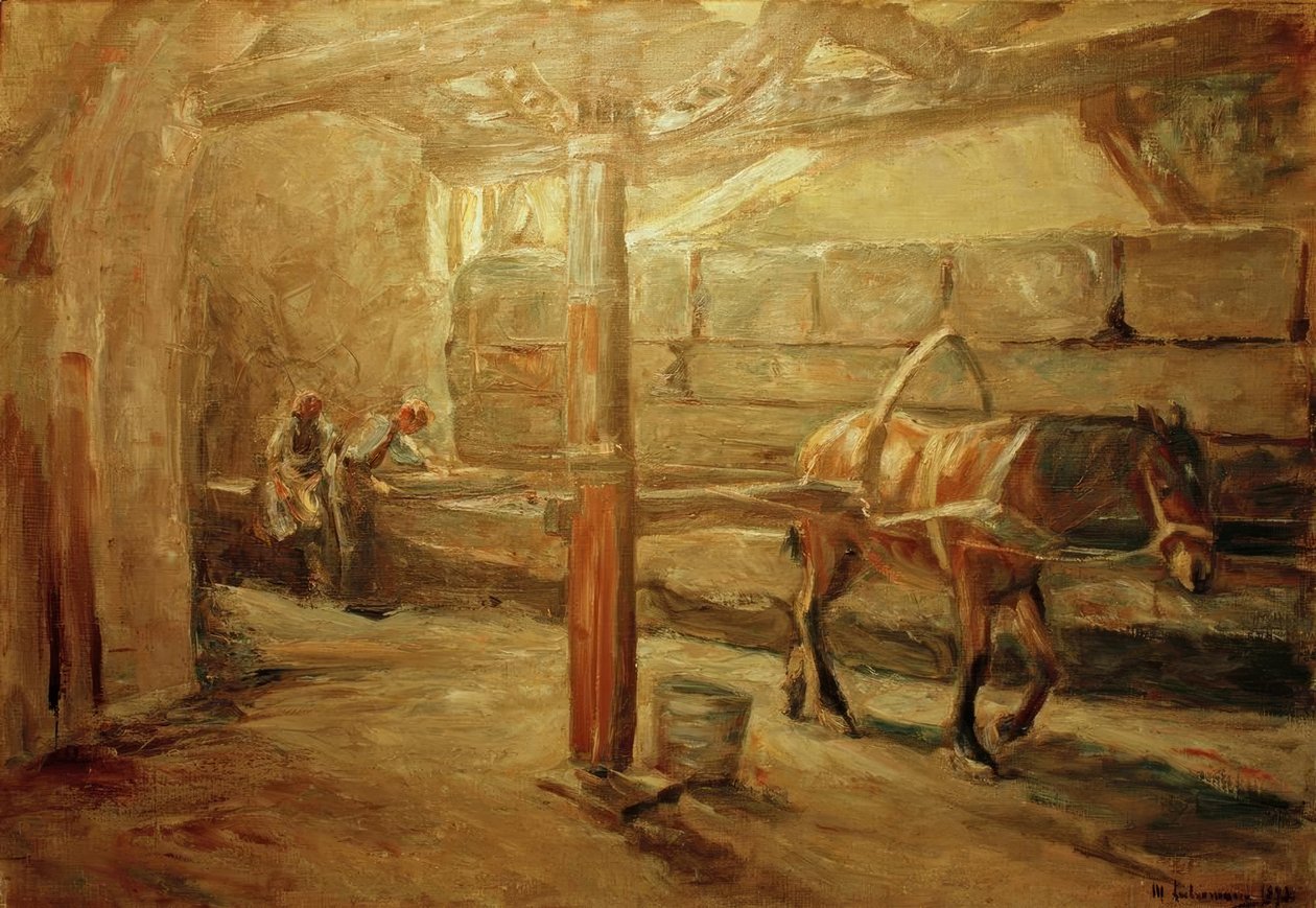 Młyn sukna we Florencji autorstwa Max Liebermann
