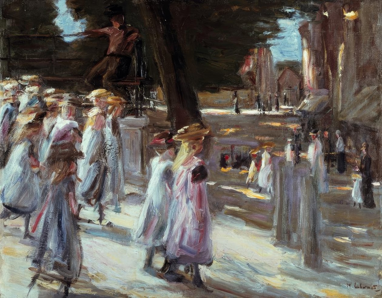 Droga do szkoły w Edam autorstwa Max Liebermann