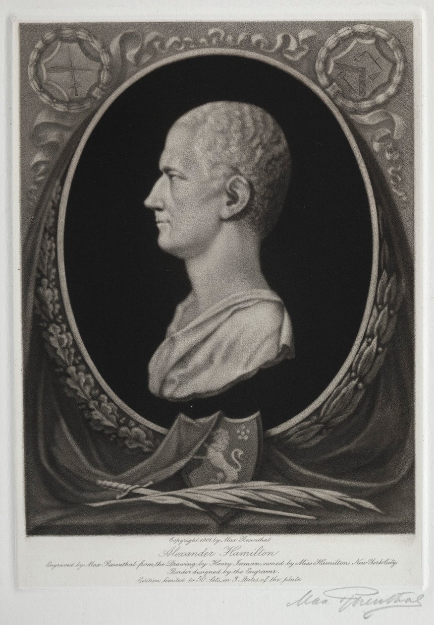 Aleksander Hamilton, 1901. autorstwa Max Rosenthal
