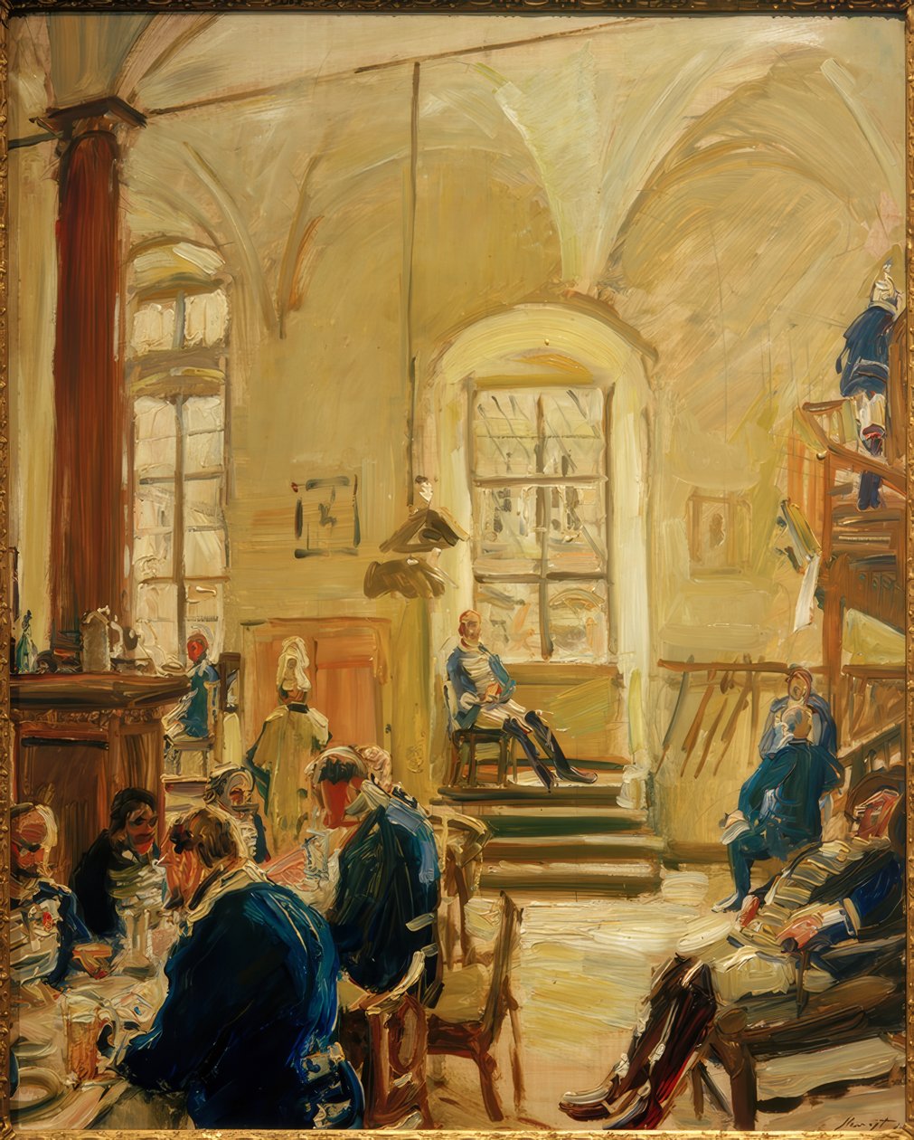 Hartschierwache autorstwa Max Slevogt