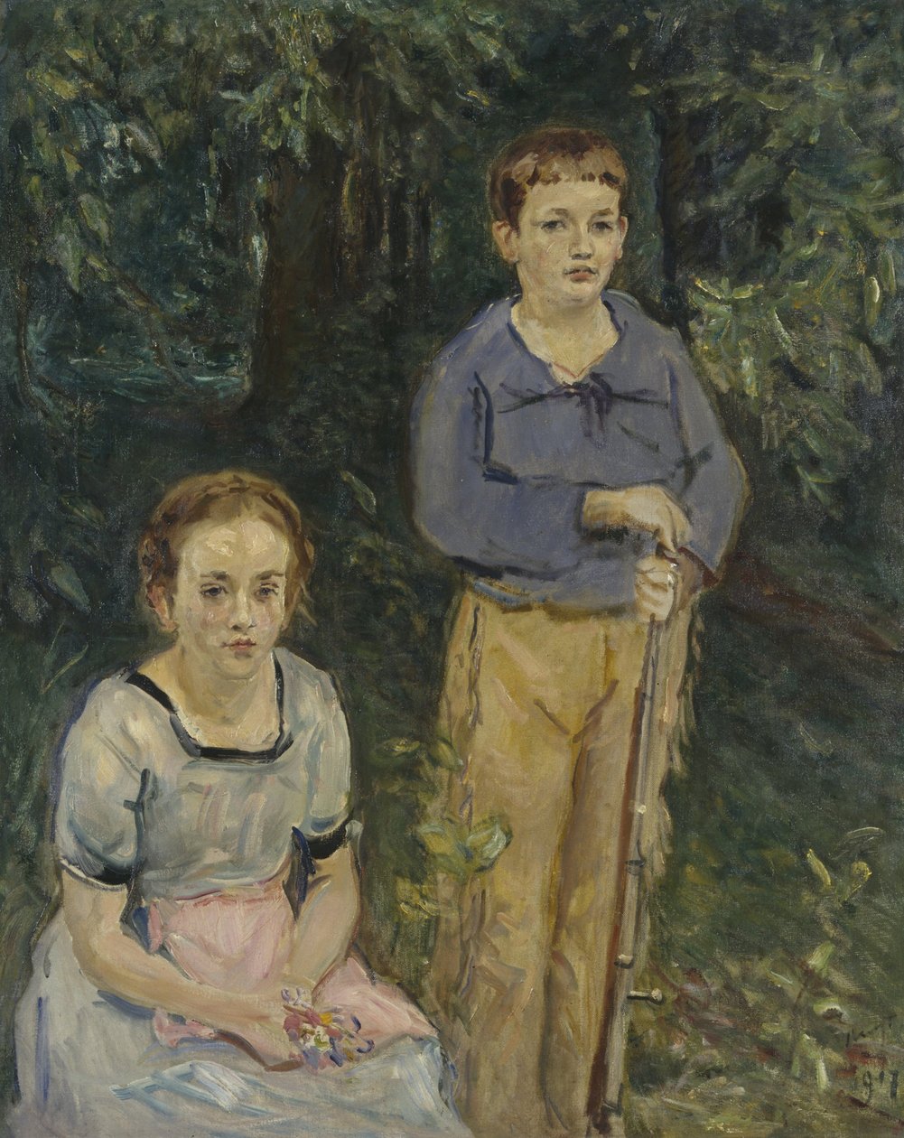 Nina i Wolfgang Slevogt autorstwa Max Slevogt
