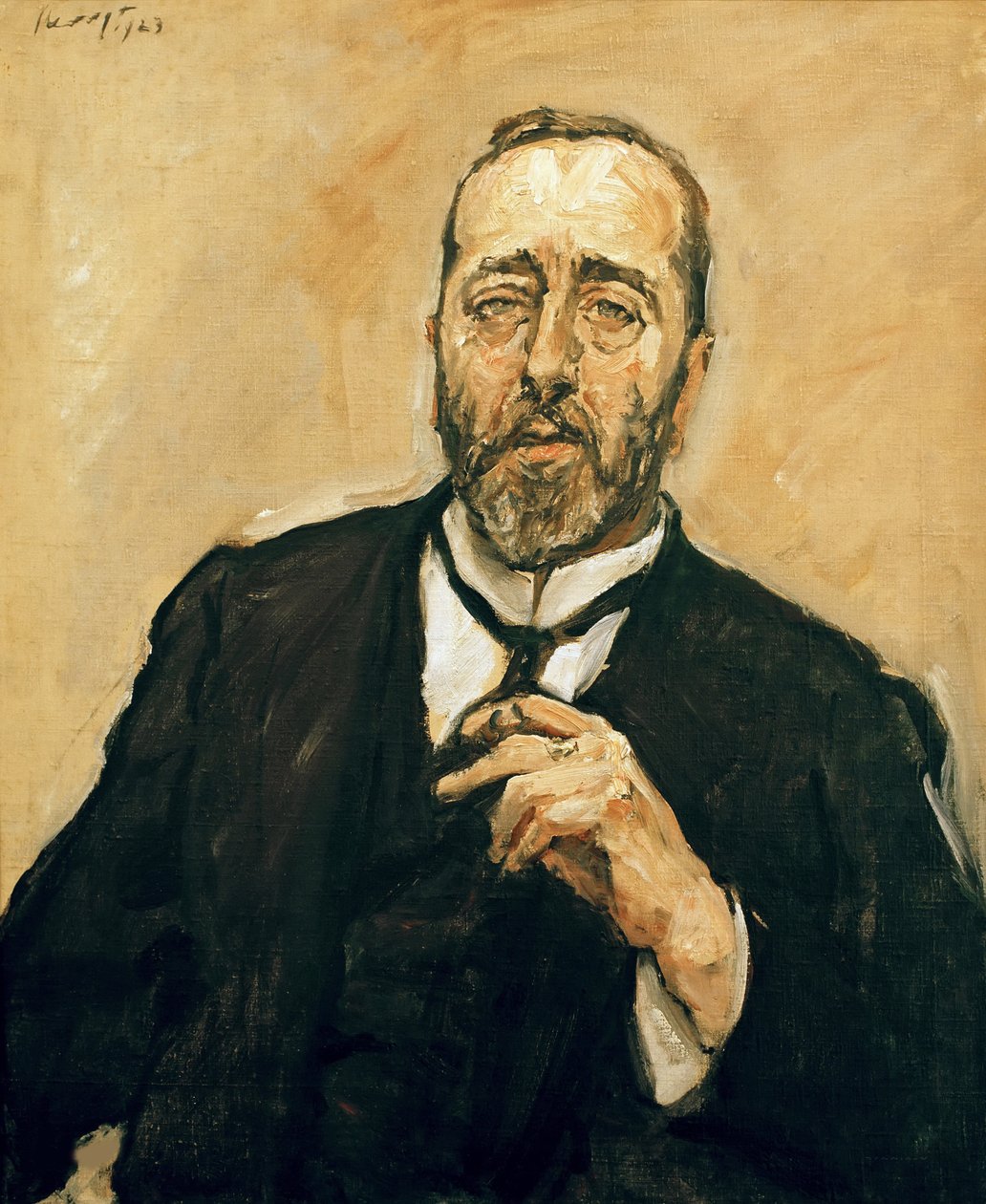 Portret Bernharda Dernburga 1865-1937, 1923. autorstwa Max Slevogt
