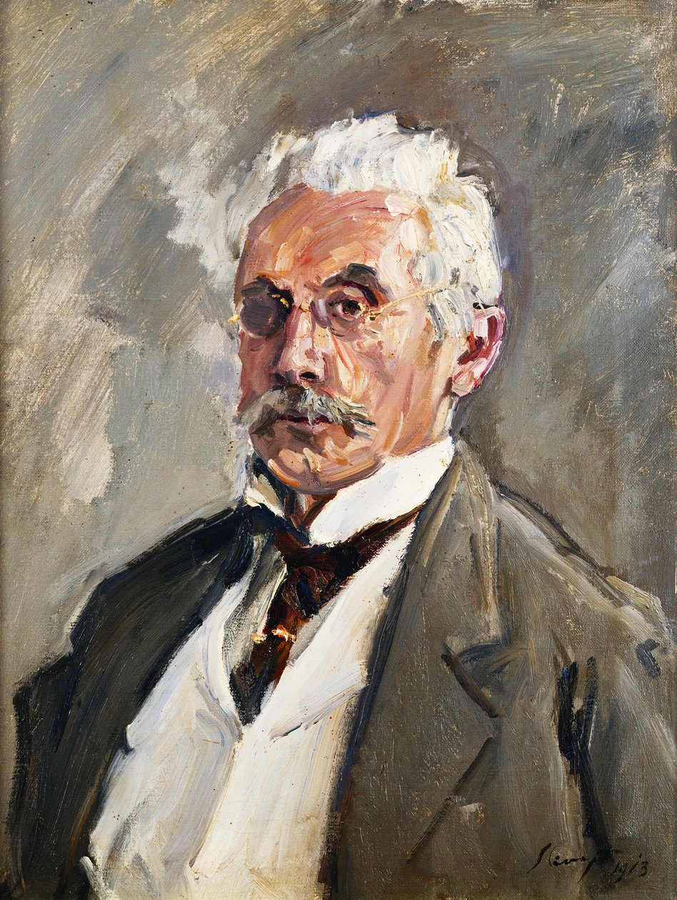 Portret Carla Steinbarta, 1910 autorstwa Max Slevogt