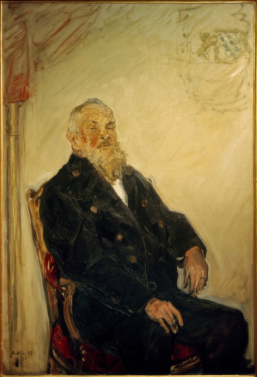 Książę regent Bawarii Luitpold autorstwa Max Slevogt