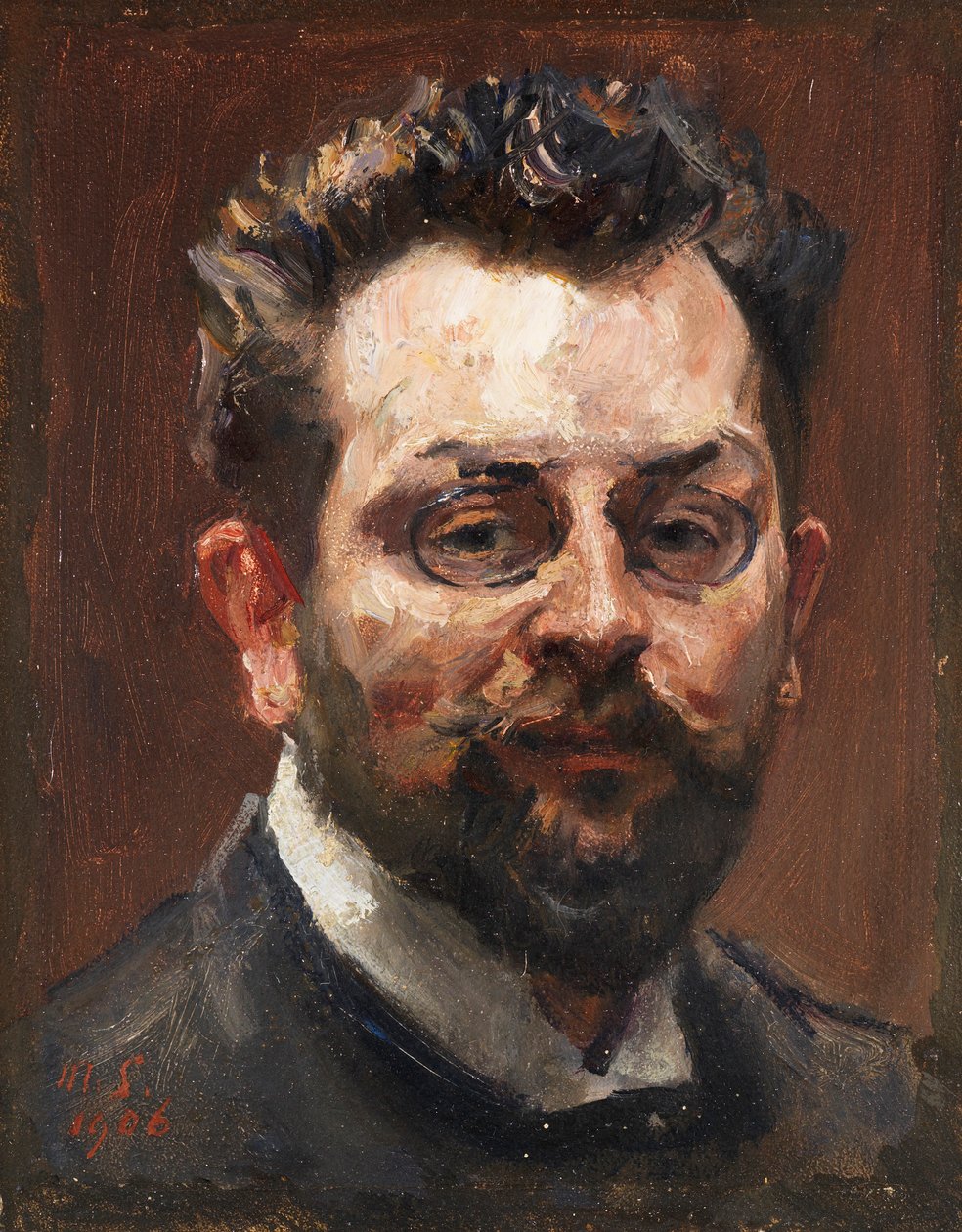 Autoportret, 1906. autorstwa Max Slevogt