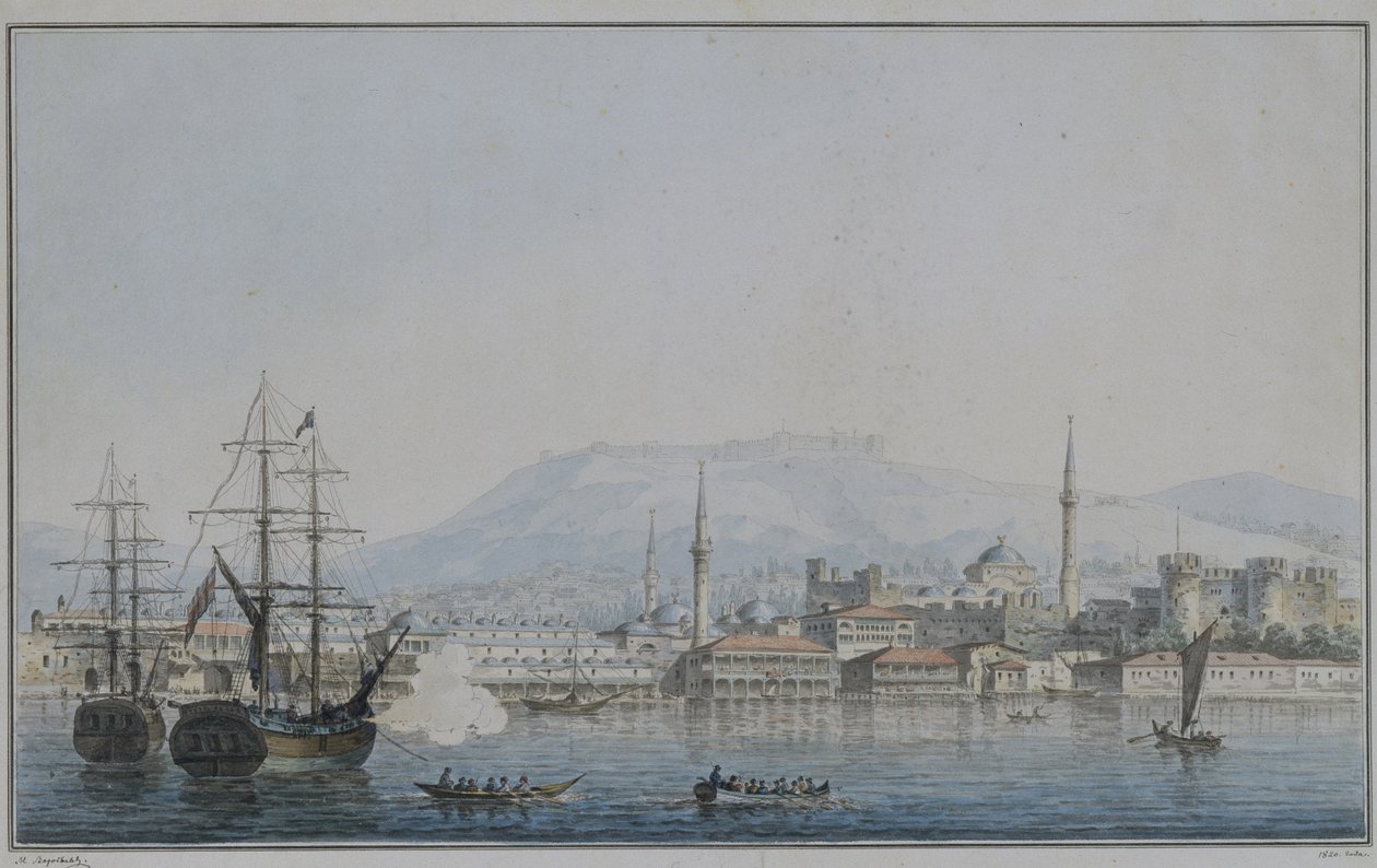 Smyrna, 1820 autorstwa Maxim Nikiphorovich Vorobyev