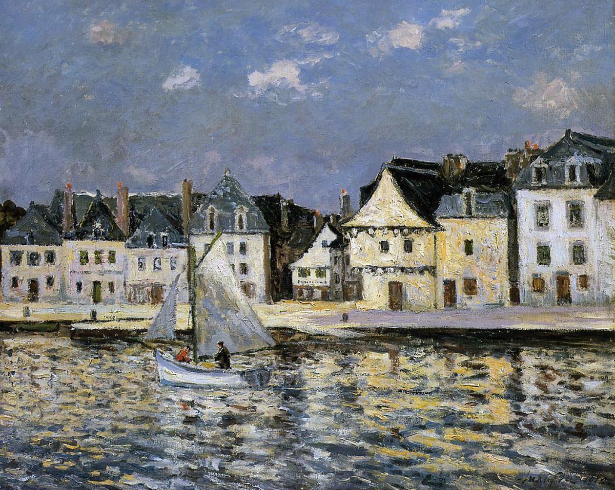 Port St. Goustan, Bretania, 1912 r. autorstwa Maxime Emile Louis Maufra