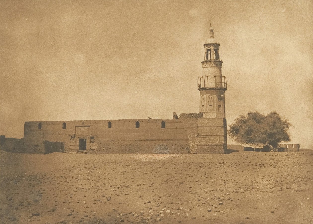 Meczet Haou Diospolis parva, 1849-50. autorstwa Maxime Du Camp