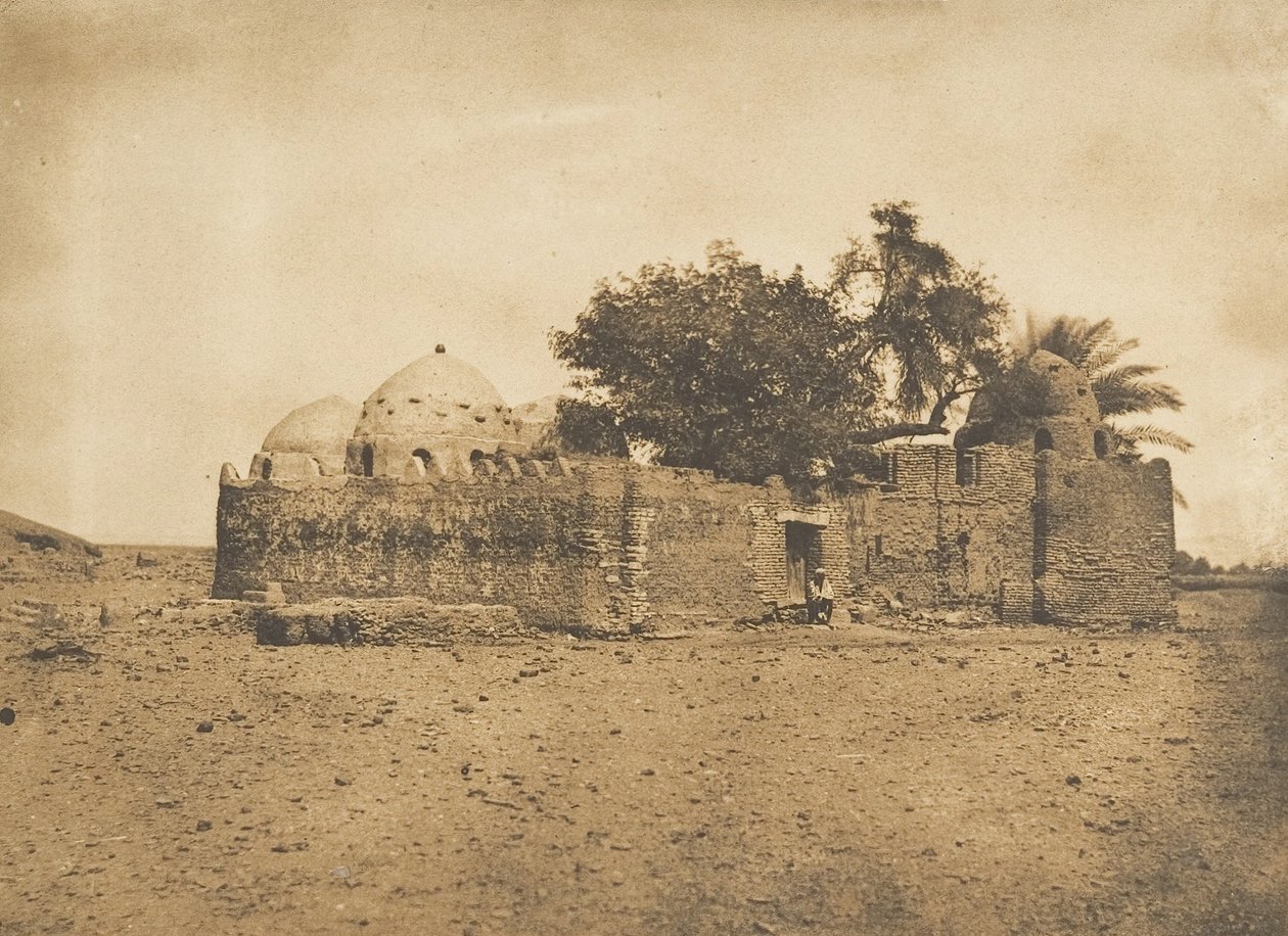 Grób Hadji-Abdallah-el-Marabout w Herment, 1849-50. autorstwa Maxime Du Camp