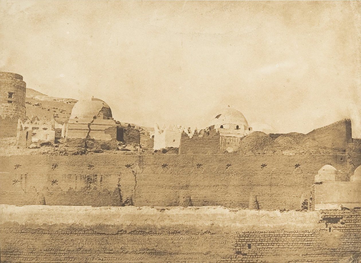 Grobowce muzułmańskie w Siut, 1849-50. autorstwa Maxime Du Camp