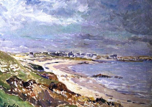 Scena przybrzeżna autorstwa Maxime Emile Louis Maufra