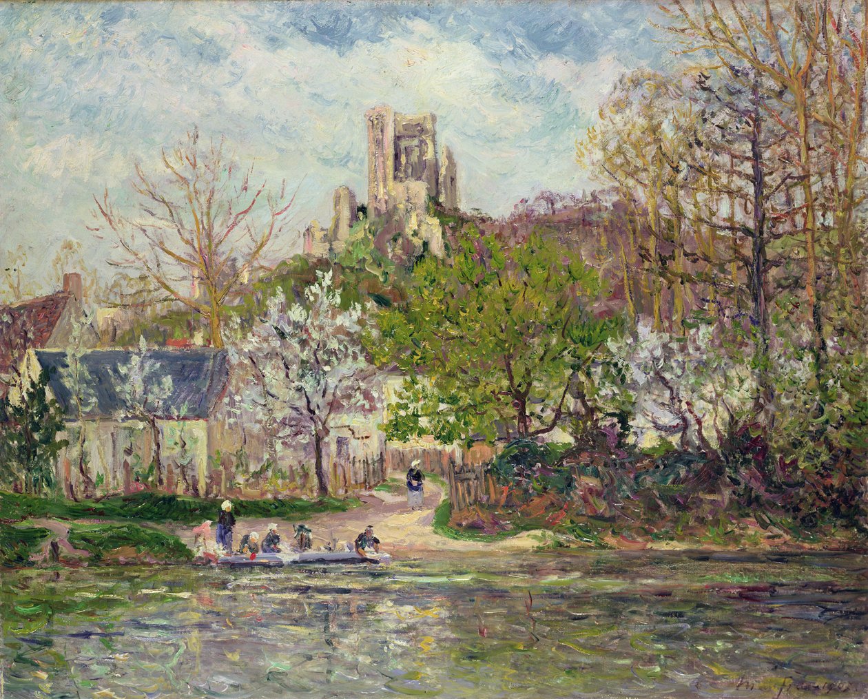 Wiosna w Lavardin (Touraine) autorstwa Maxime Emile Louis Maufra