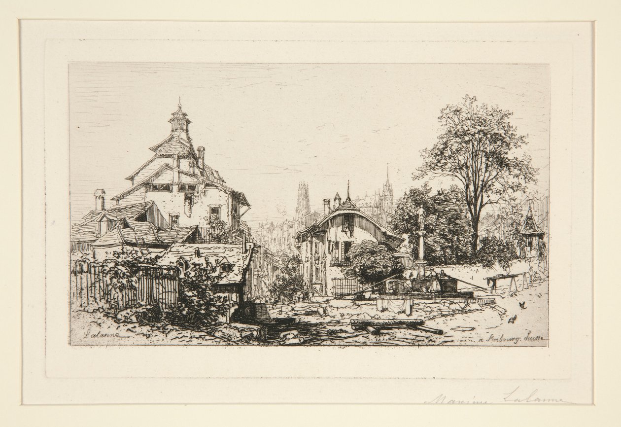 A Insbourg, Suisse (W Insbourg, Szwajcaria) autorstwa Maxime Lalanne