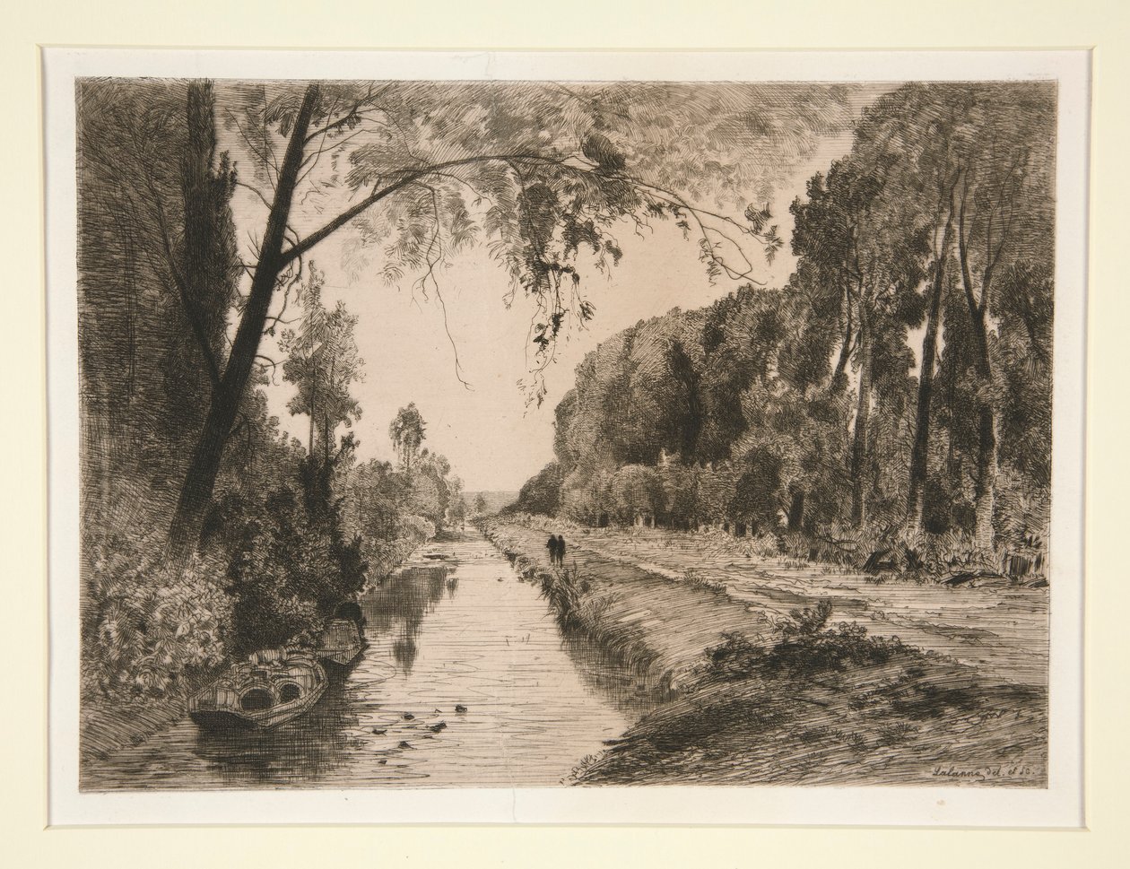 Kanał ? Pont-Sainte-Maxence autorstwa Maxime Lalanne