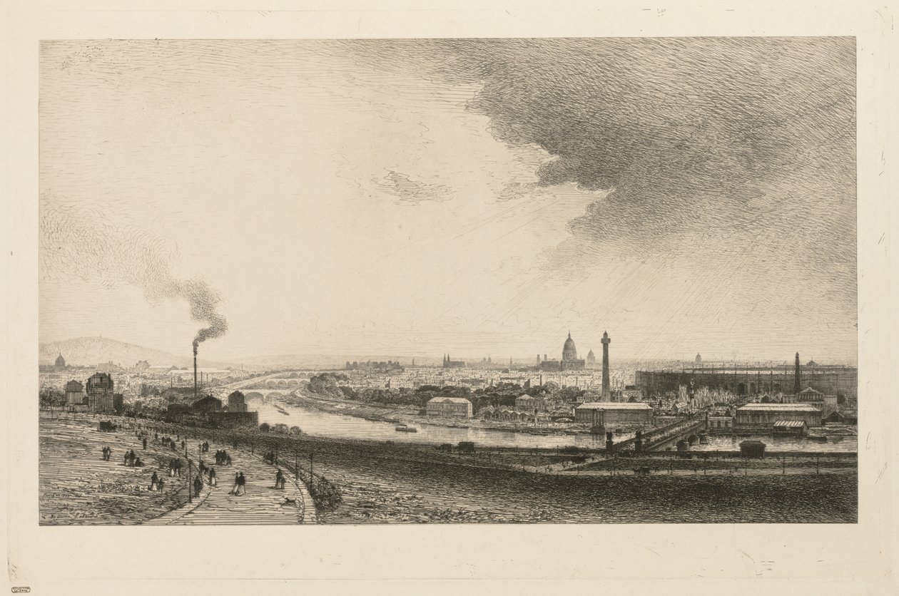 Nad Sekwaną, 1867. autorstwa Maxime Lalanne