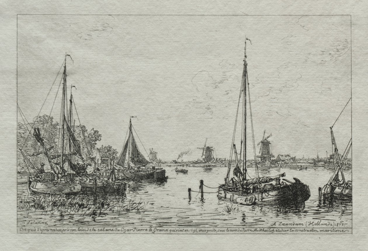 Szkic z natury, 1877. autorstwa Maxime Lalanne
