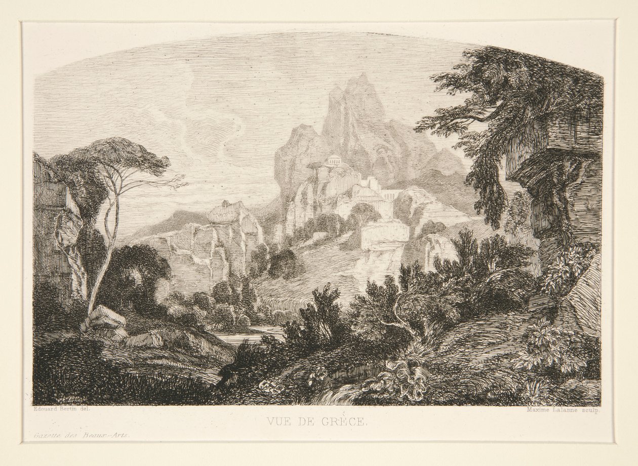 Vue de Gr?ce (Widok Grecji) autorstwa Maxime Lalanne