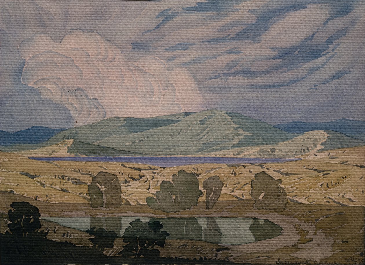 Chmura nad zatoką. Koktebel, 1925 autorstwa Maximilian Voloshin