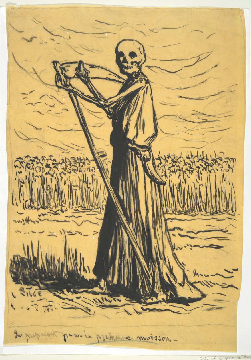 Śmierć jako Żniwiarz autorstwa Maximilien Luce