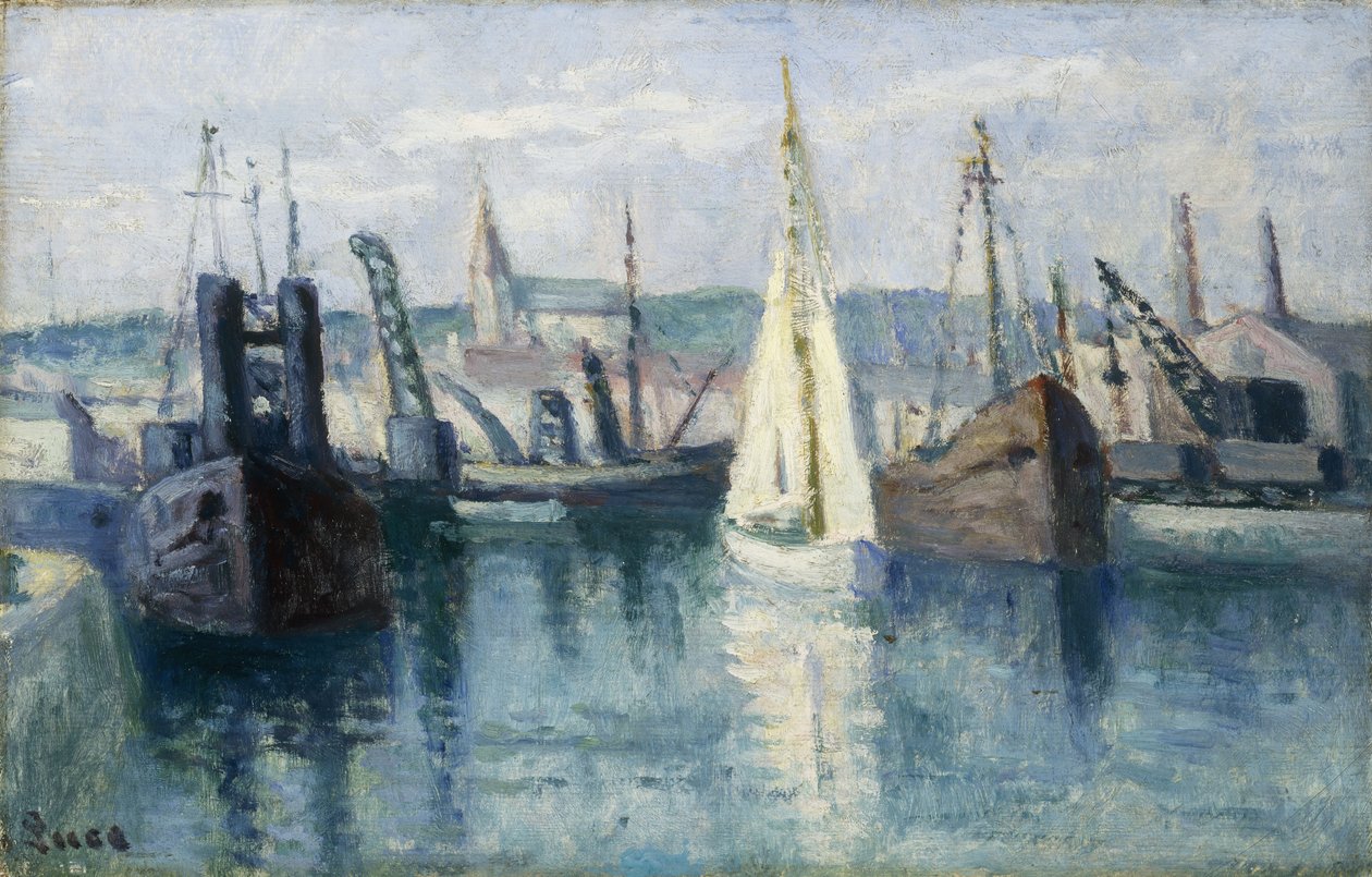 Dieppe, Basen, autorstwa Maximilien Luce