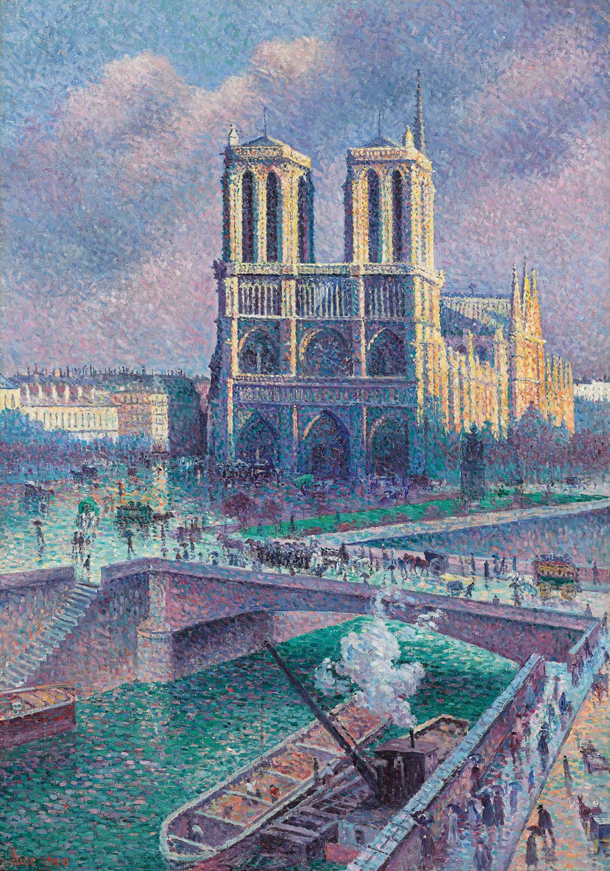 Matka Boża Paryska, 1900 autorstwa Maximilien Luce