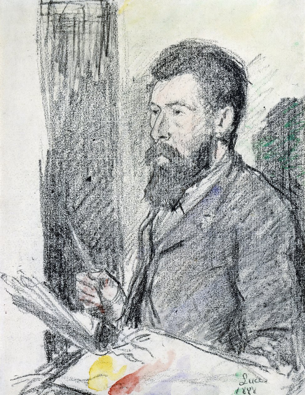 Portret Georgesa Seurata autorstwa Maximilien Luce