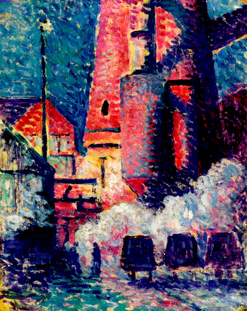 Wysokie piece autorstwa Maximilien Luce