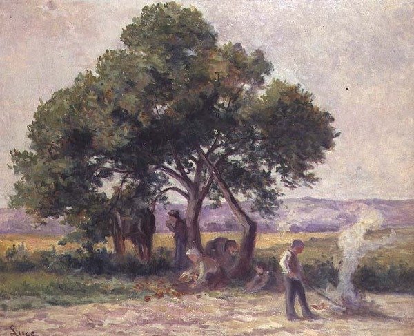 Jabłonie autorstwa Maximilien Luce