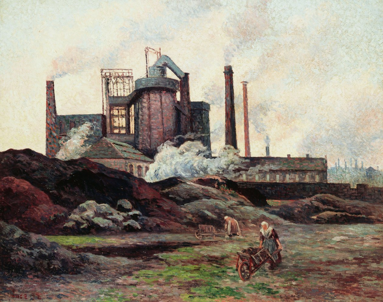 Fabryka, 1898 autorstwa Maximilien Luce