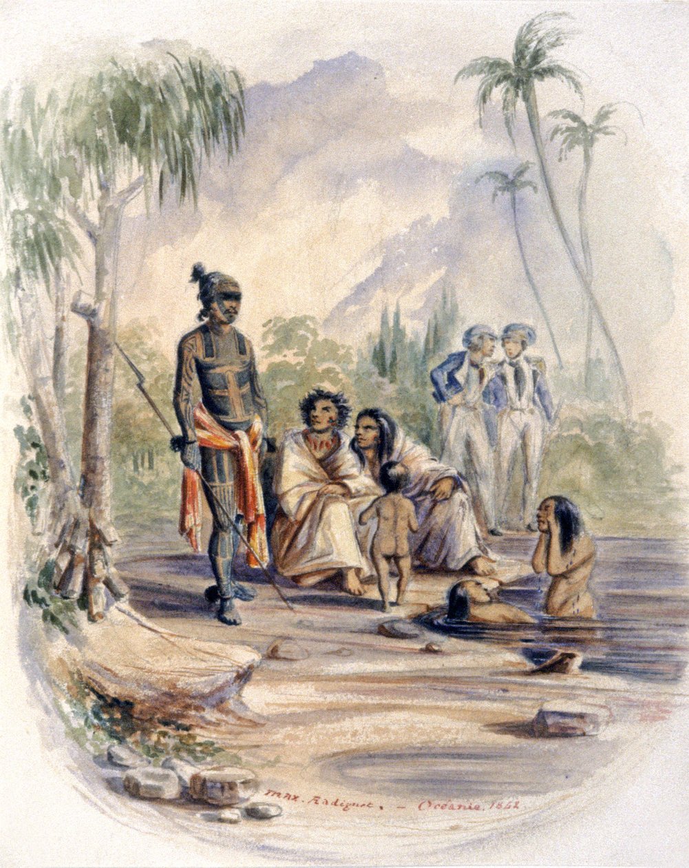 Indigenes en Oceanie autorstwa Maximilien Radiguet