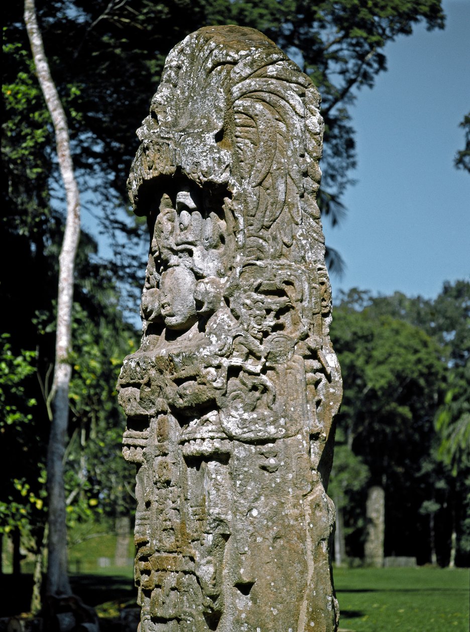 Fragment steli z Wielkiego Placu autorstwa Mayan