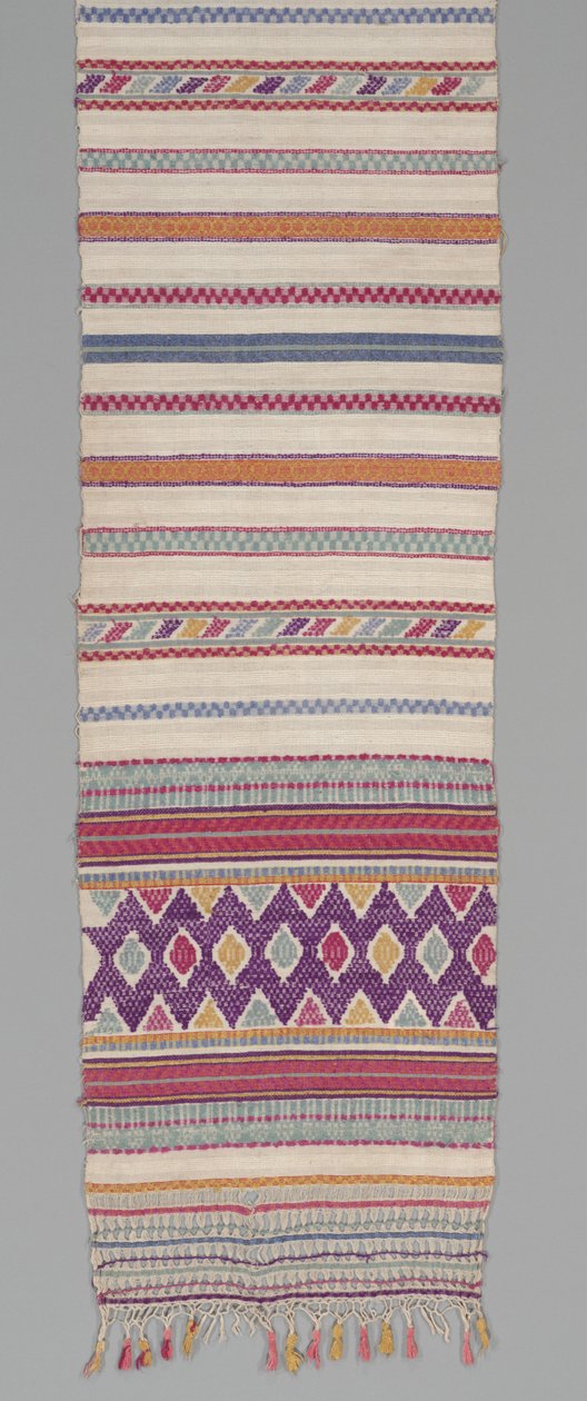 Tkanina ceremonialna, ok. 1905-1935 (bawełna i jedwab) autorstwa Mayan Mayan