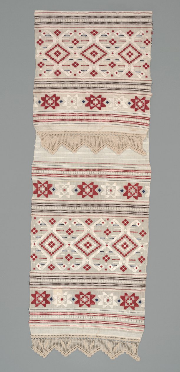 Tkanina ceremonialna, ok.1940-1960 (bawełna) autorstwa Mayan Mayan