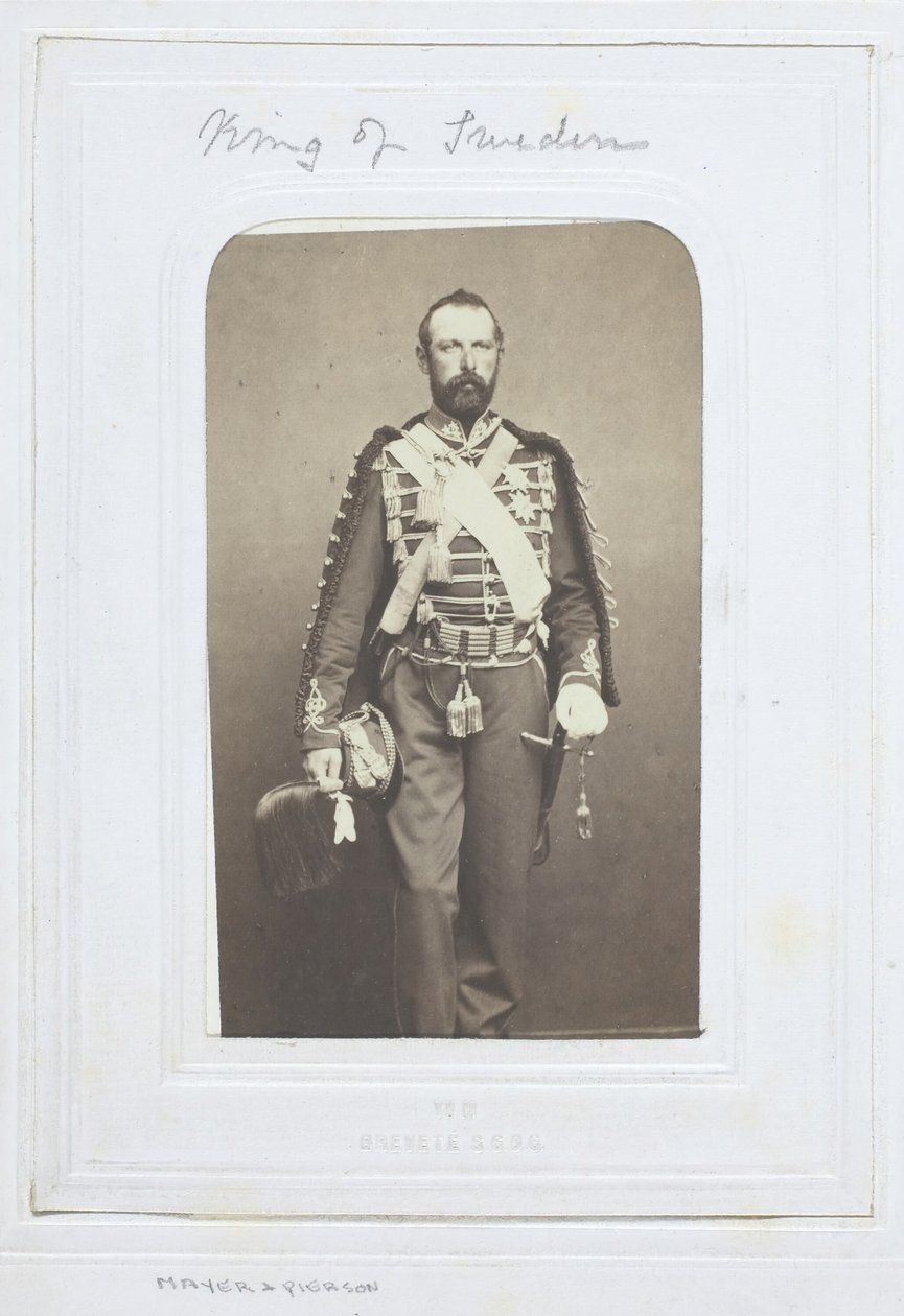 Król Szwecji, 1860-69. autorstwa Mayer and Pierson