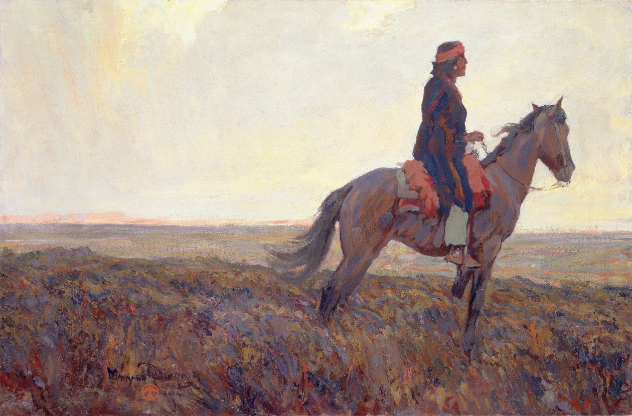Navajo (olej na płótnie) autorstwa Maynard Dixon