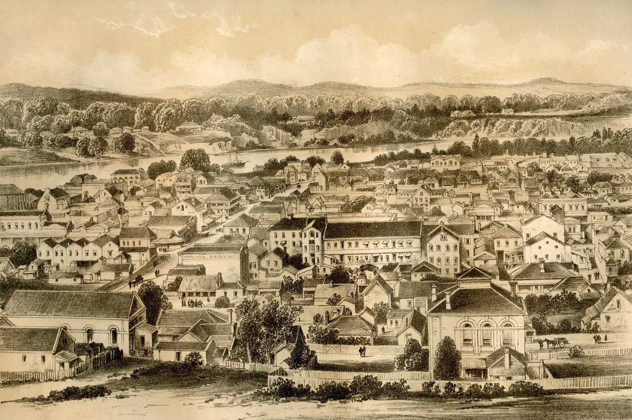 Brisbane, Queensland, Australia, 1879 autorstwa McFarlane and Erskine