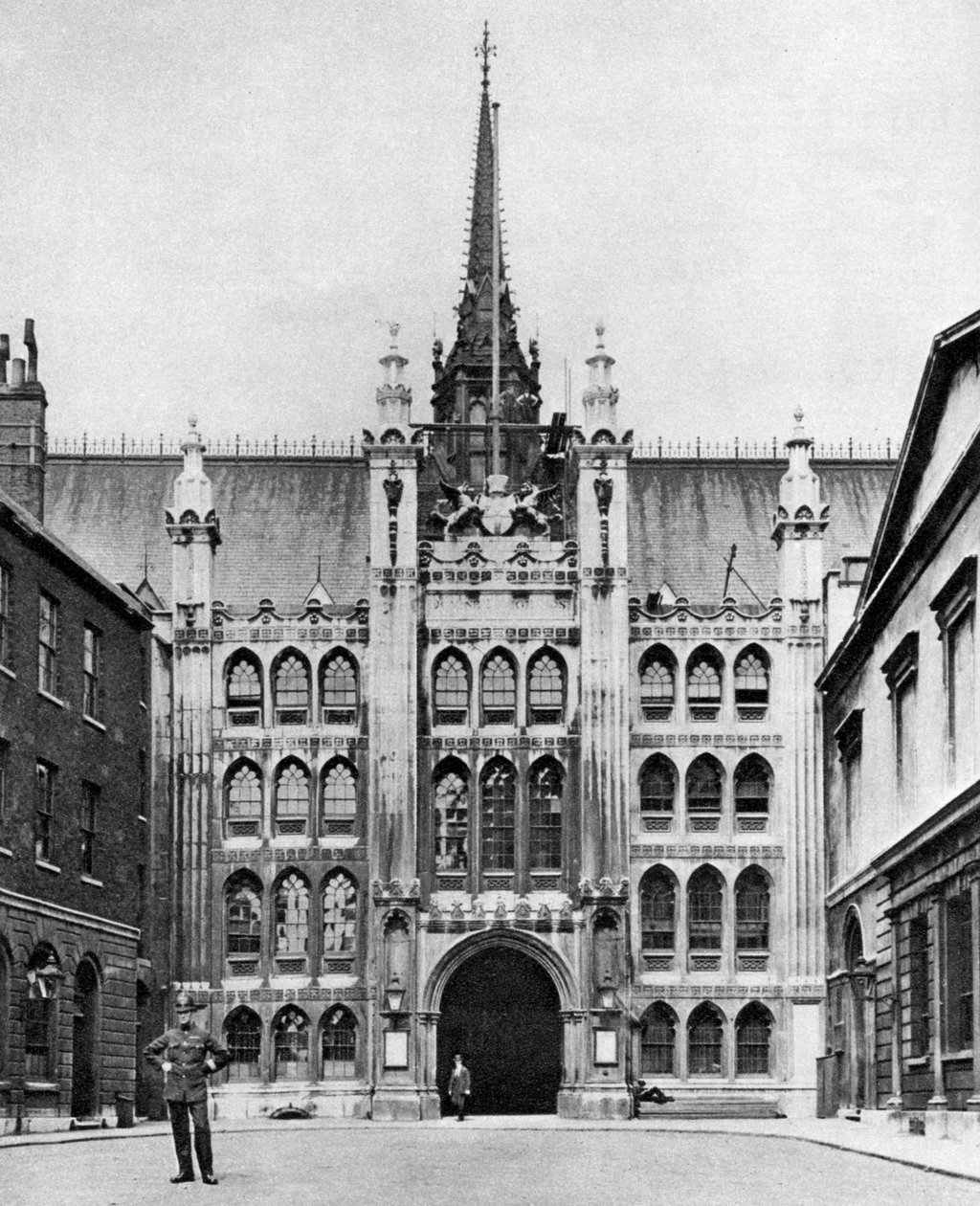 Gateway of the Guildhall, Londyn, 1926-1927. autorstwa McLeish