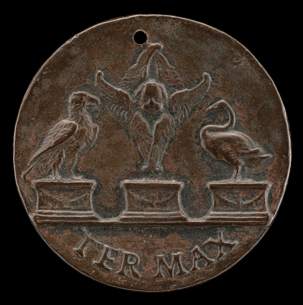 Cherubin, łabędź i orzeł [rewers], ok. 1930 r. 1513. autorstwa Mea