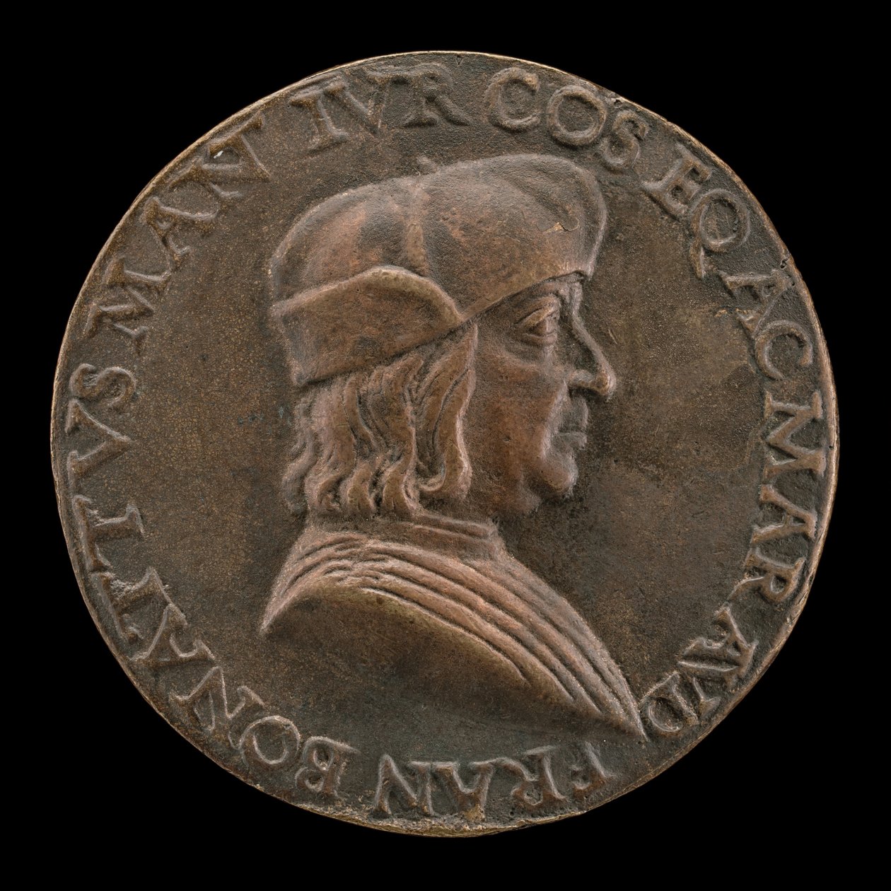 Francesco Bonatti, prawnik z Mantui [awers], ok. 1930 1510. autorstwa Mea