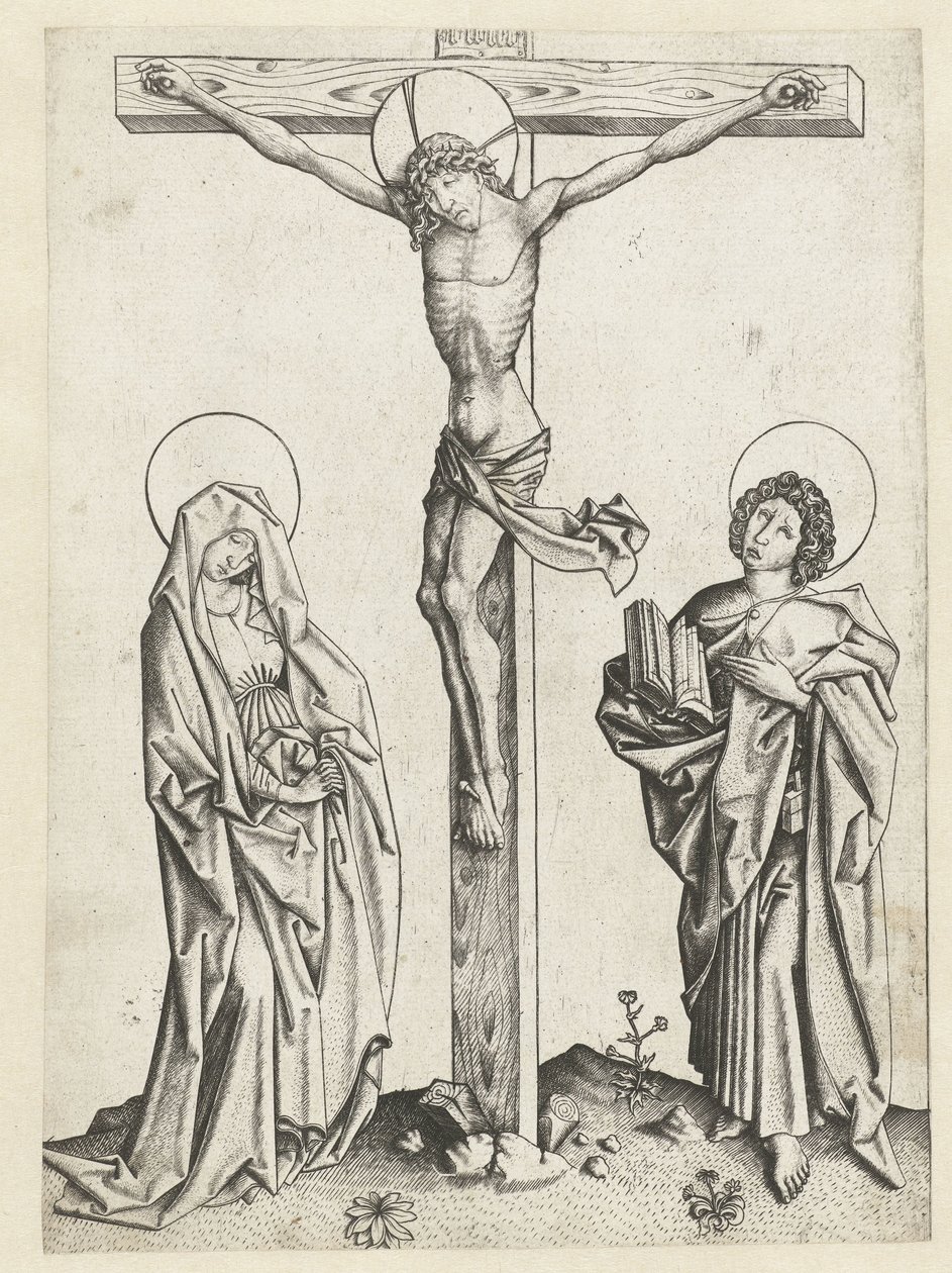 Chrystus na krzyżu autorstwa Meester E.S.