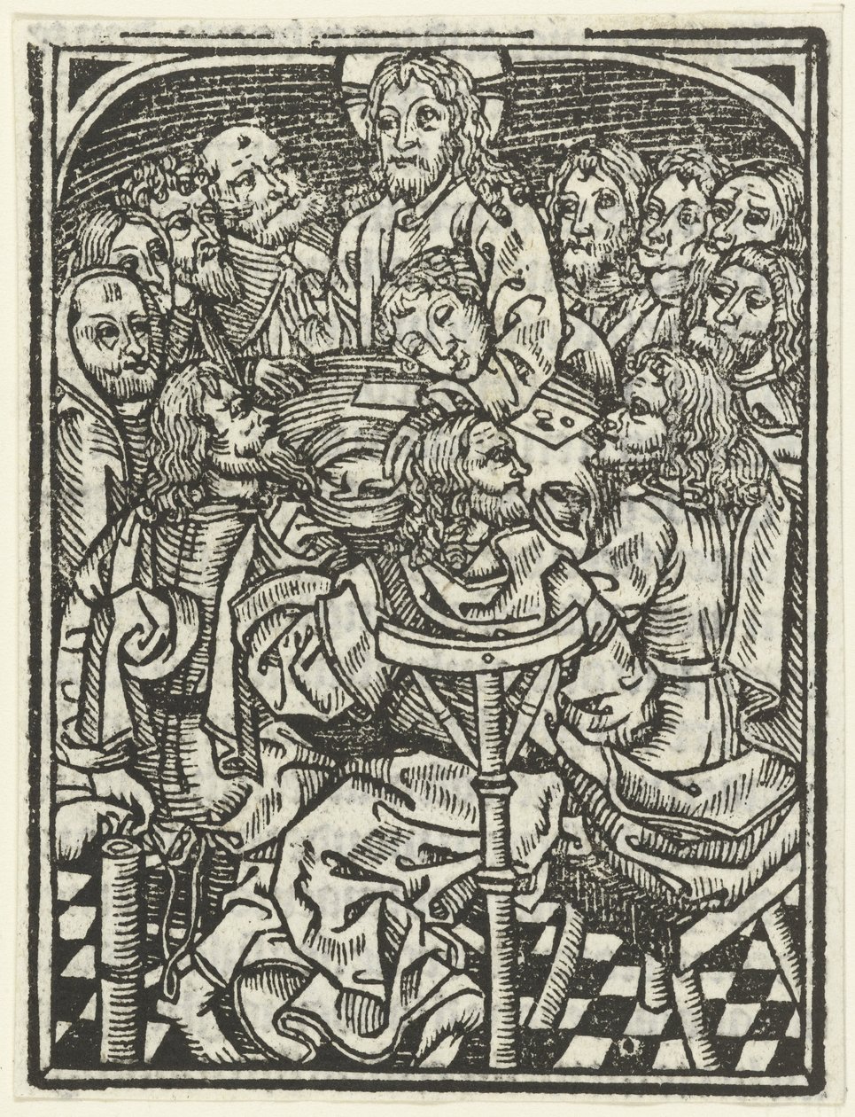 Ostatnia Wieczerza autorstwa Meester van de Delbecq Schreiber Passie (attributed to)