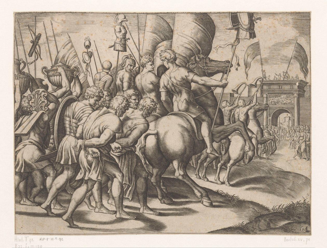 Triomf van Scipio autorstwa Meester van de Dobbelsteen