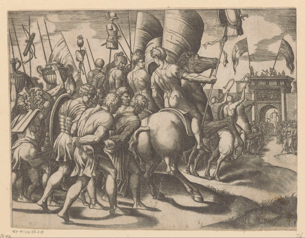 Triomf van Scipio autorstwa Meester van de Dobbelsteen