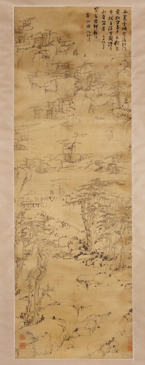 Spacer po Mglistej Dolinie, 1649. autorstwa Mei Qing