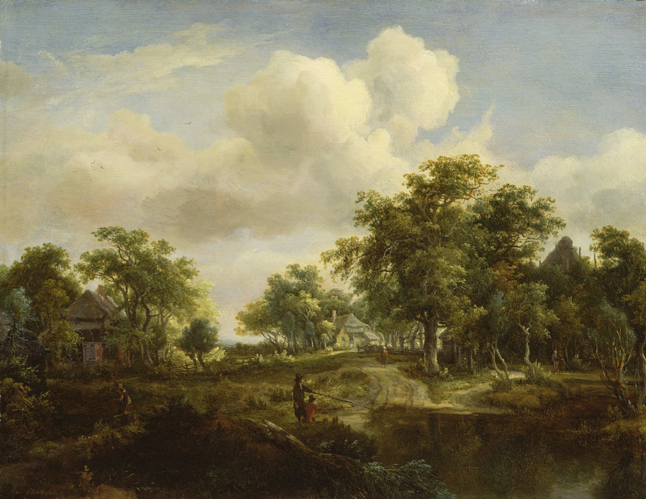 Leśna Polana (panel) autorstwa Meindert Hobbema