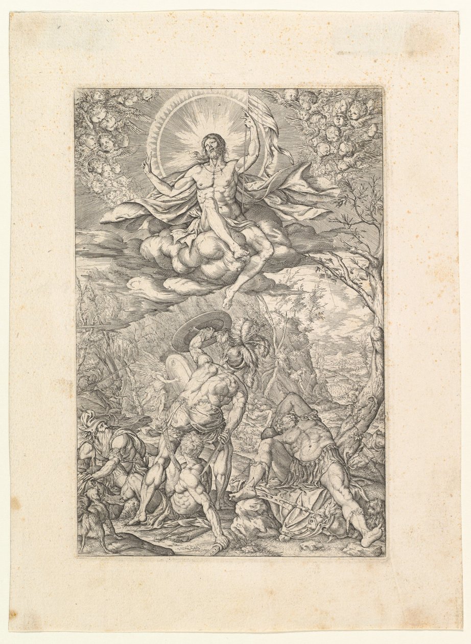 Zmartwychwstanie, 1577. autorstwa Melchior Meier