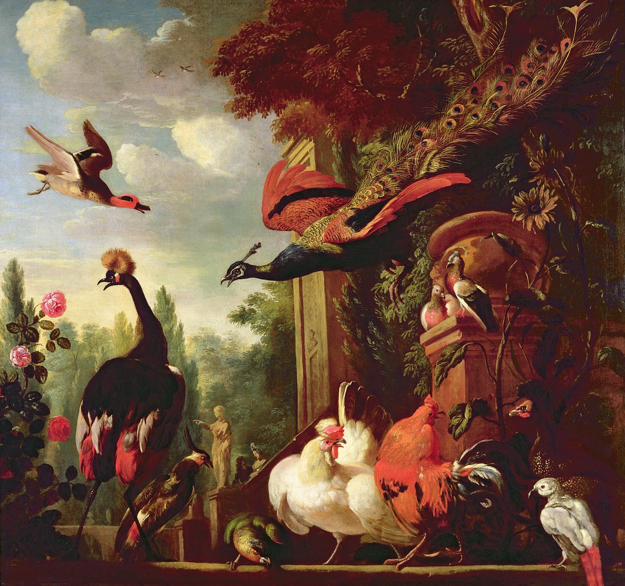 Nieznany obraz autorstwa Melchior de Hondecoeter