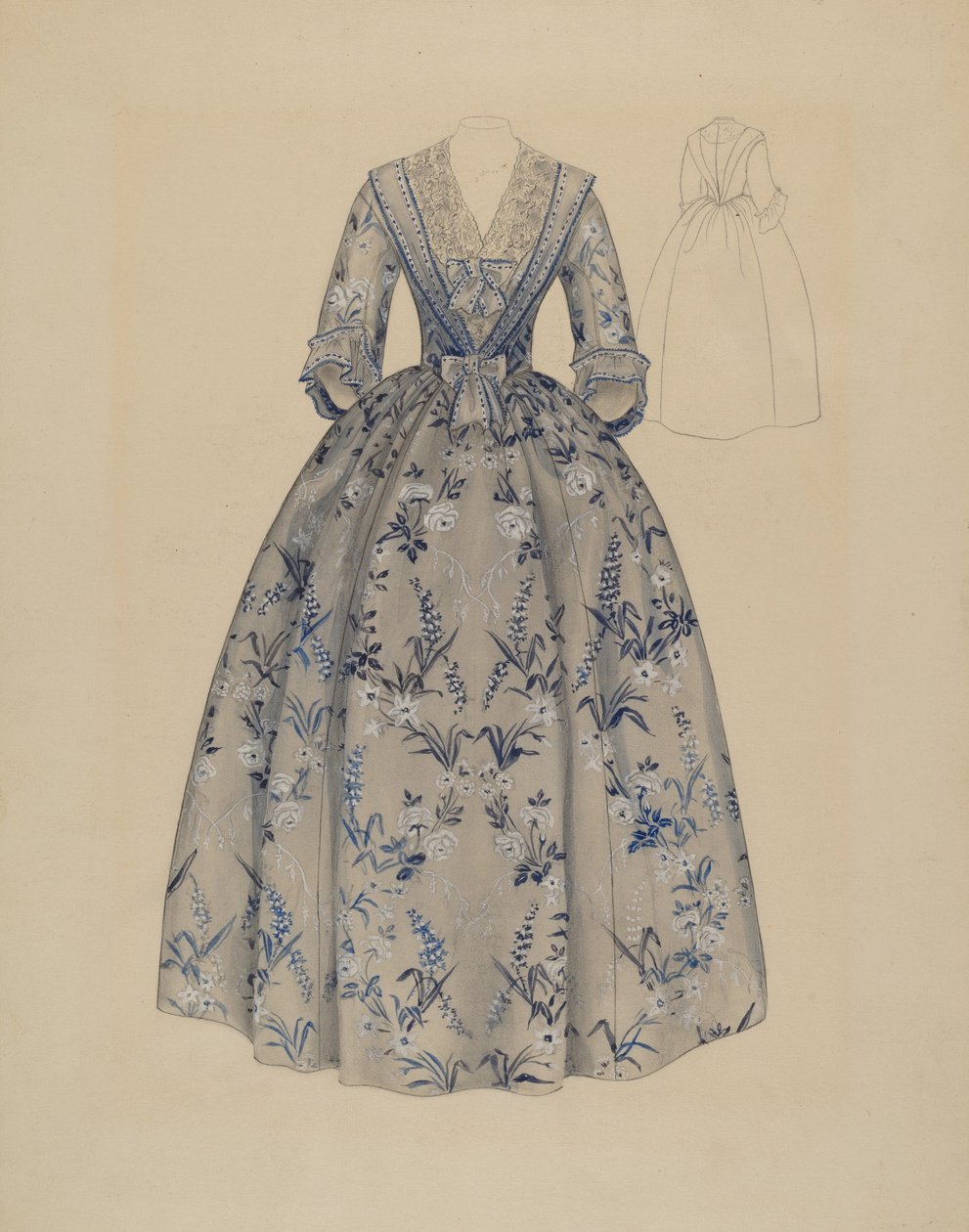 Sukienka, ok. 1936. autorstwa Melita Hofmann
